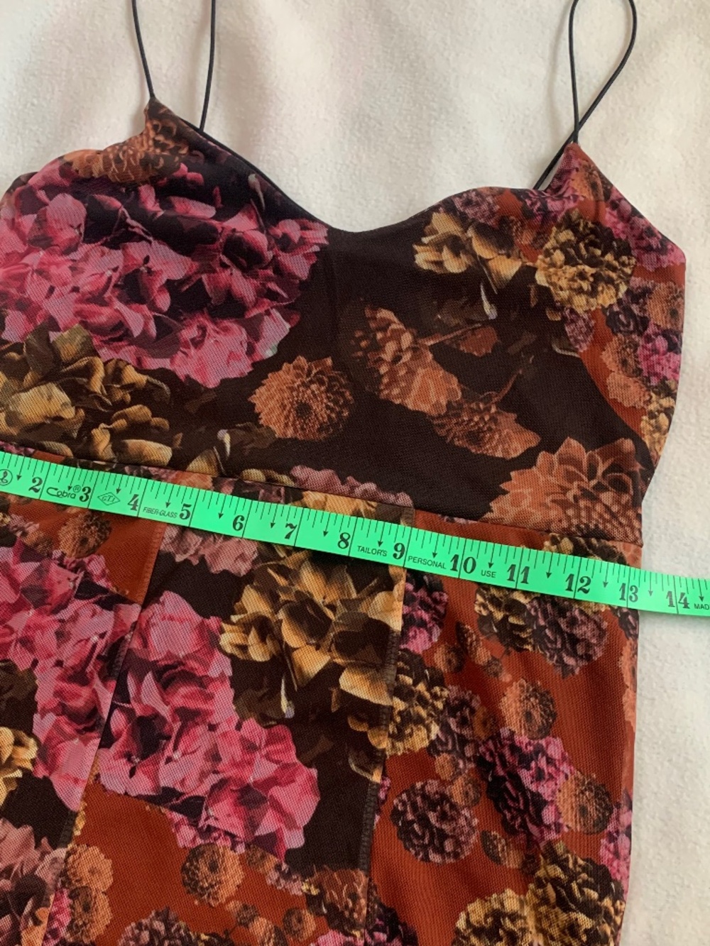 Nasty Gal Brown and Purple Mesh Dress - Picture 8 of 14